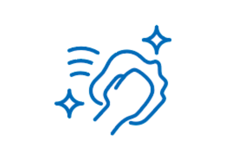 水でこすするだけで汚れが落ちるクロススポンジ